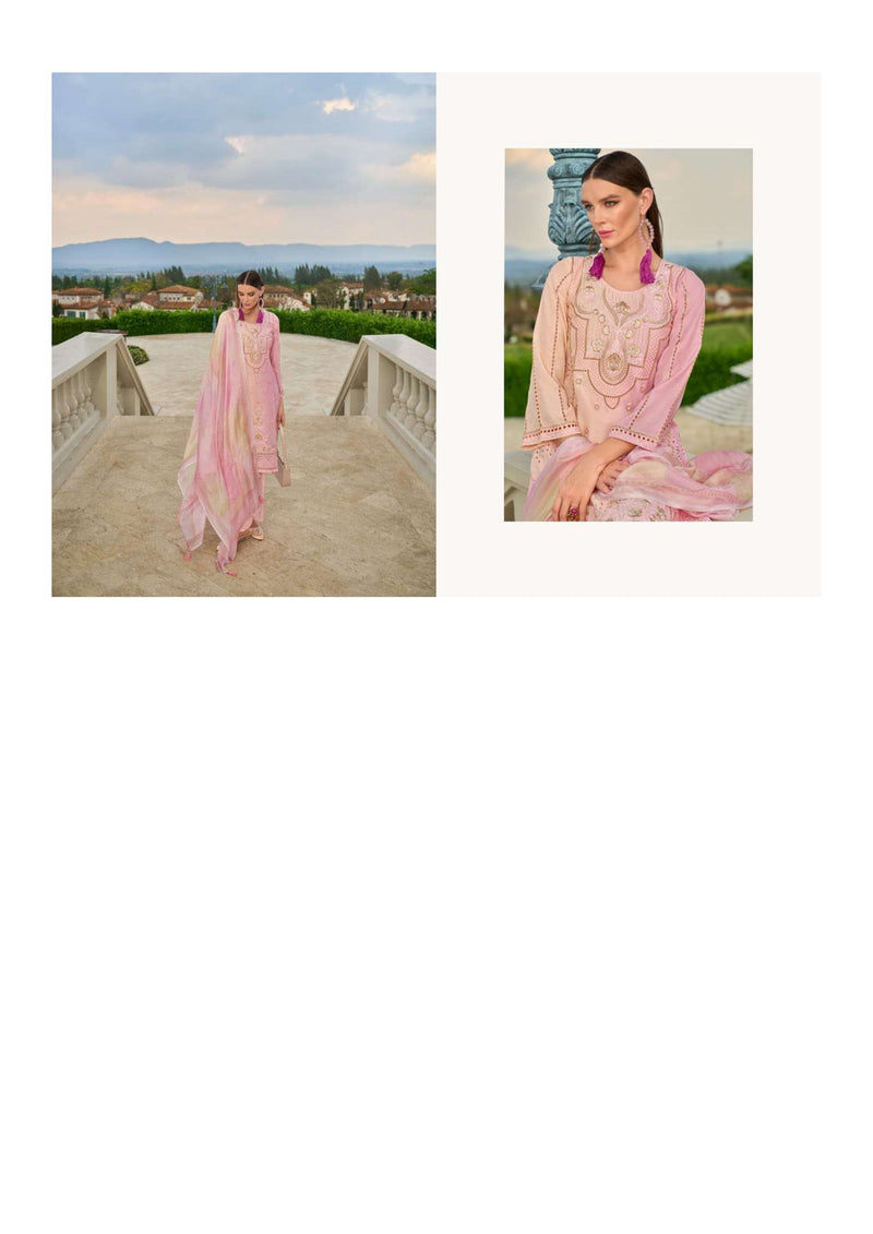 Rangati Rose Woode Bemberg Mulberry Muslin Fancy Embroidery Work Party Wear Salwar Suit