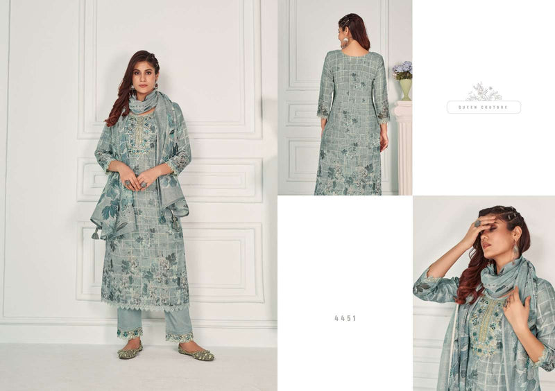 Rangoon Present Aarzoo Adorable Digital Print Neck Embroidered Work Kurti With Pant And Dupatta