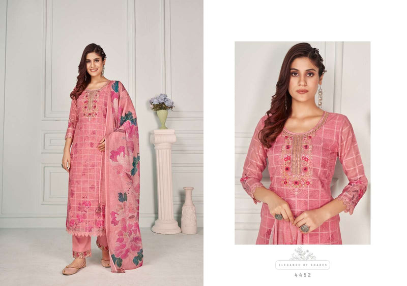 Rangoon Present Aarzoo Adorable Digital Print Neck Embroidered Work Kurti With Pant And Dupatta
