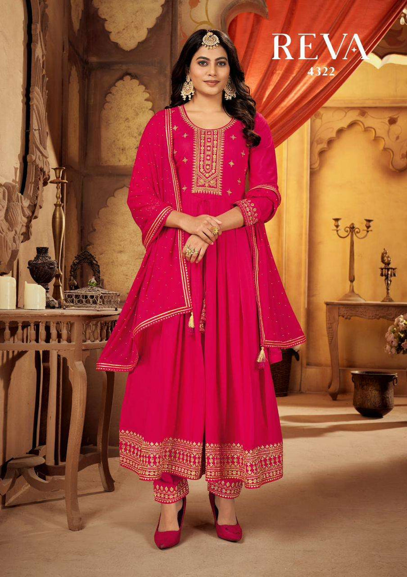 Rangoon Present Reva Readymade Traditional Anarkali Style Salwar Kameez