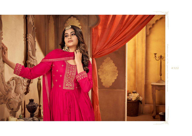 Rangoon Present Reva Readymade Traditional Anarkali Style Salwar Kameez