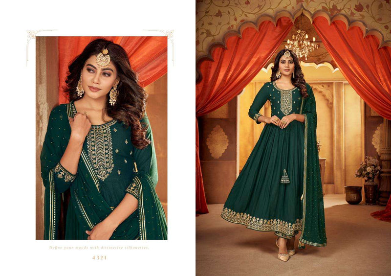 Rangoon Present Reva Readymade Traditional Anarkali Style Salwar Kameez