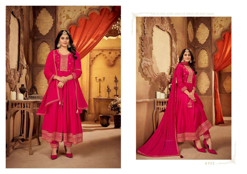 Rangoon Present Reva Readymade Traditional Anarkali Style Salwar Kameez