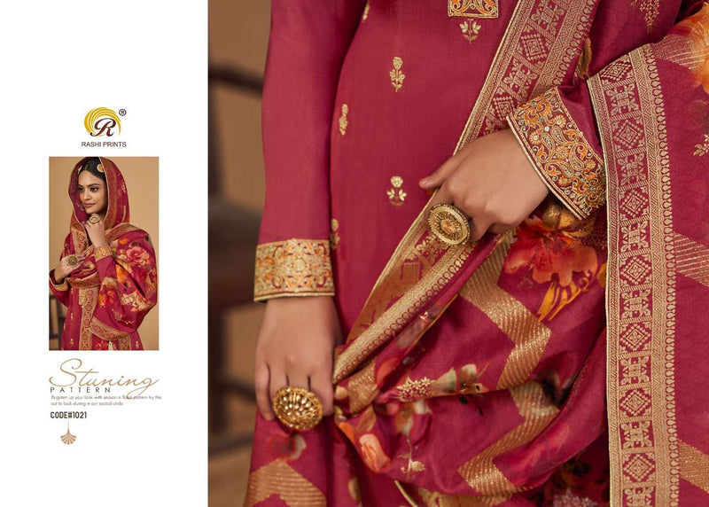 Rashi Print Present Aaina Designer Function Wear Salwar Kameez Material