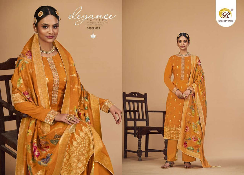 Rashi Print Present Aaina Designer Function Wear Salwar Kameez Material