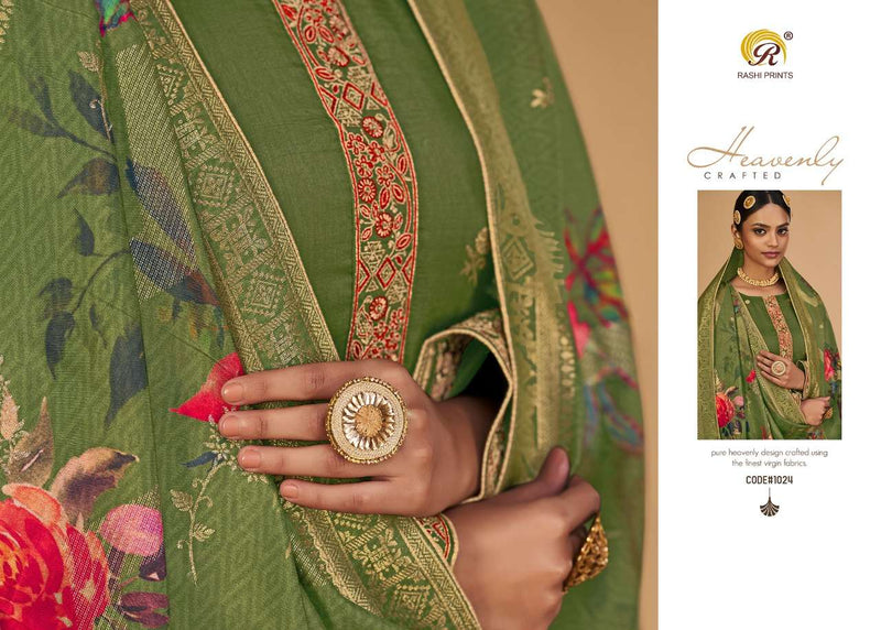 Rashi Print Present Aaina Designer Function Wear Salwar Kameez Material