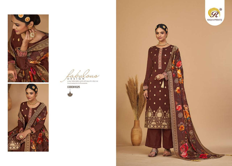 Rashi Print Present Aaina Designer Function Wear Salwar Kameez Material