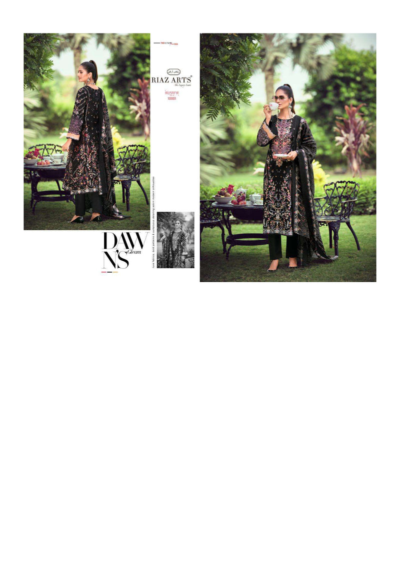Riaz Arts Musafir Vol 10 Lawn Karachi Camric Digital Print Salwar Kameez