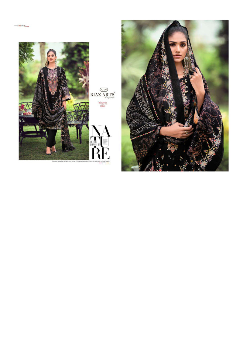 Riaz Arts Musafir Vol 10 Lawn Karachi Camric Digital Print Salwar Kameez