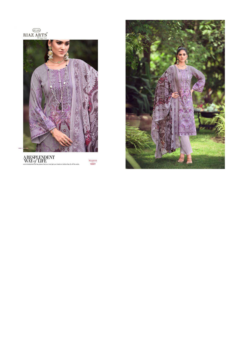 Riaz Arts Musafir Vol 10 Lawn Karachi Camric Digital Print Salwar Kameez
