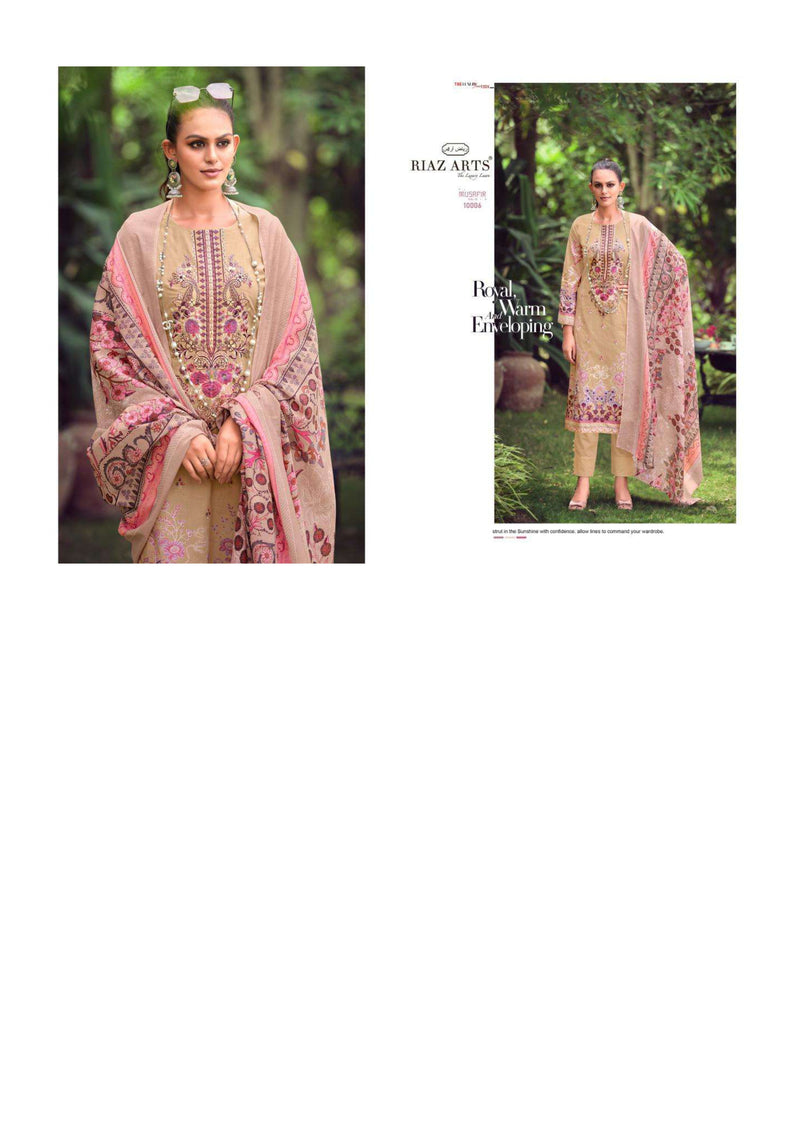 Riaz Arts Musafir Vol 10 Lawn Karachi Camric Digital Print Salwar Kameez