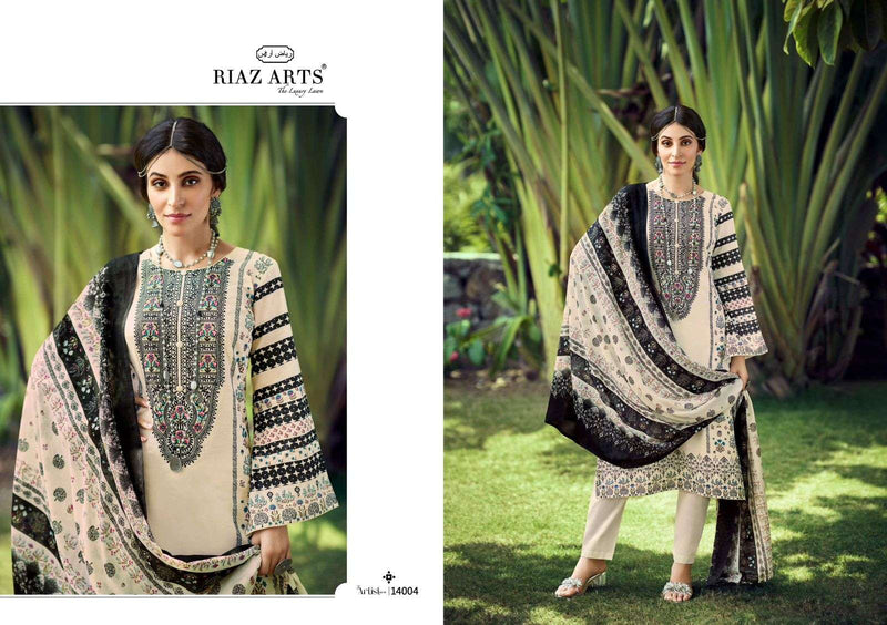 Riaz Arts The Artist Vol 3 Lawn Cotton Digital Print Salwar Suit For Daily Wear