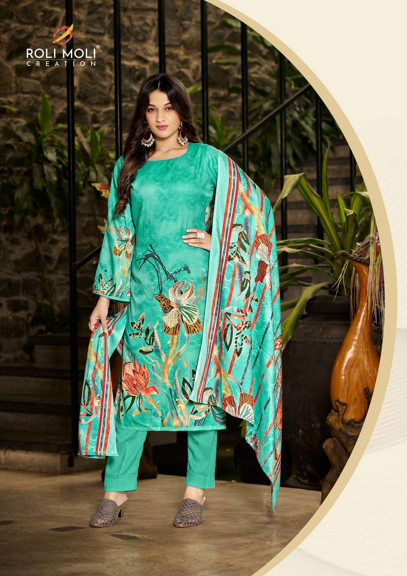 Roli Moli Creation Jasmeen Pashmina Fancy Salwar Suit