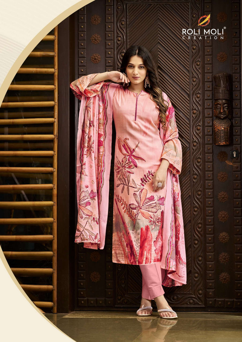 Roli Moli Creation Jasmeen Pashmina Fancy Salwar Suit