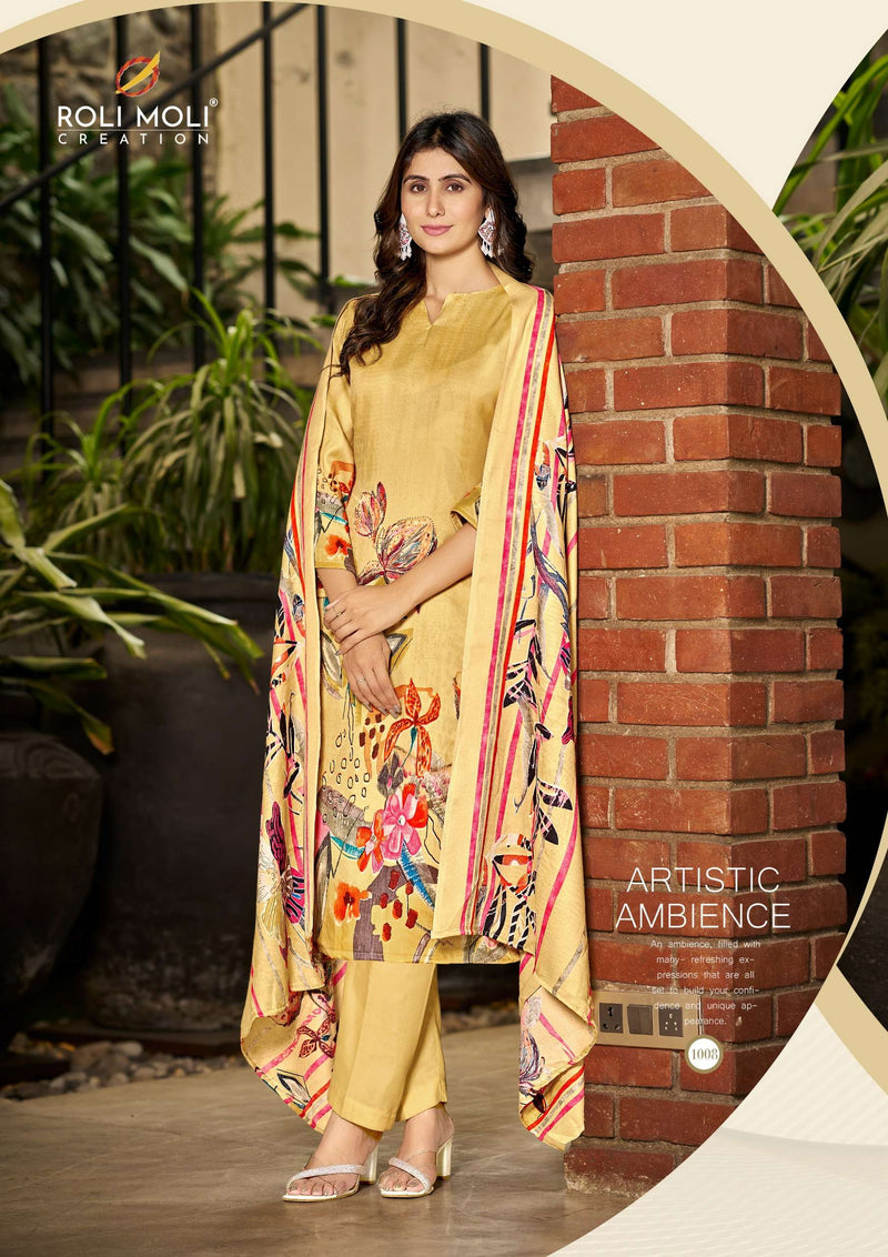 Roli Moli Creation Jasmeen Pashmina Fancy Salwar Suit