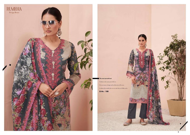 Rumeha Design House Dilkash Vol 1 Cotton Digital Print Designer Salwar Suit