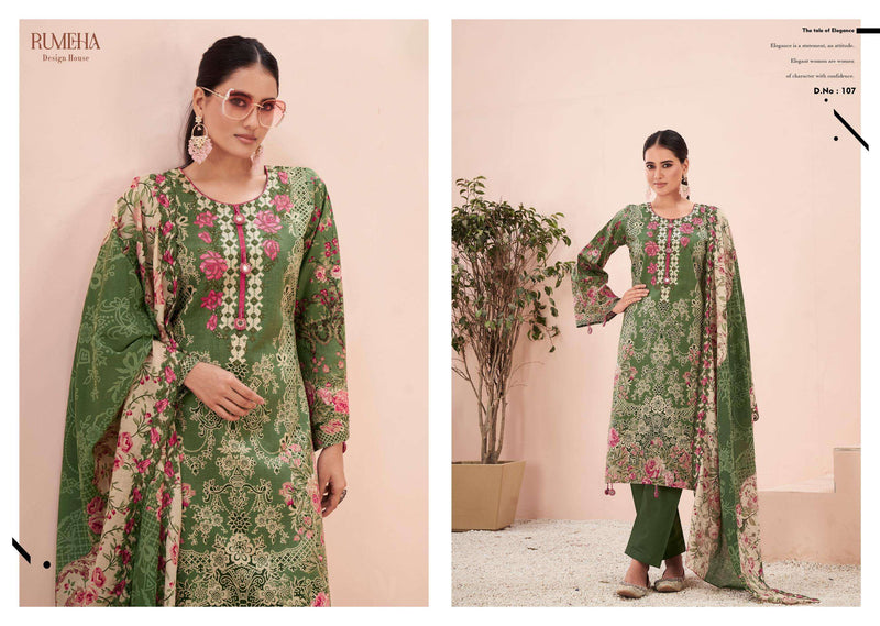 Rumeha Design House Dilkash Vol 1 Cotton Digital Print Designer Salwar Suit