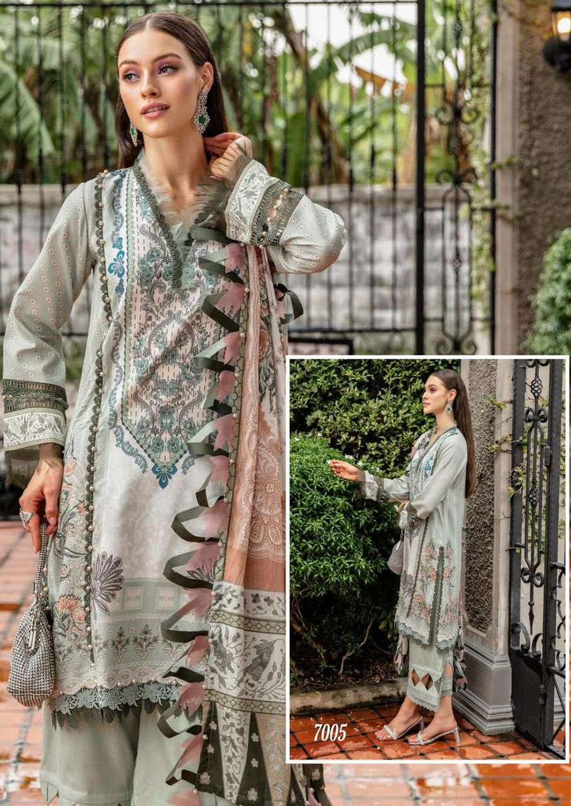 Jade Crimson Exclusive Heavy Lawn Cotton Collection Vol 7 Ready Made Suit