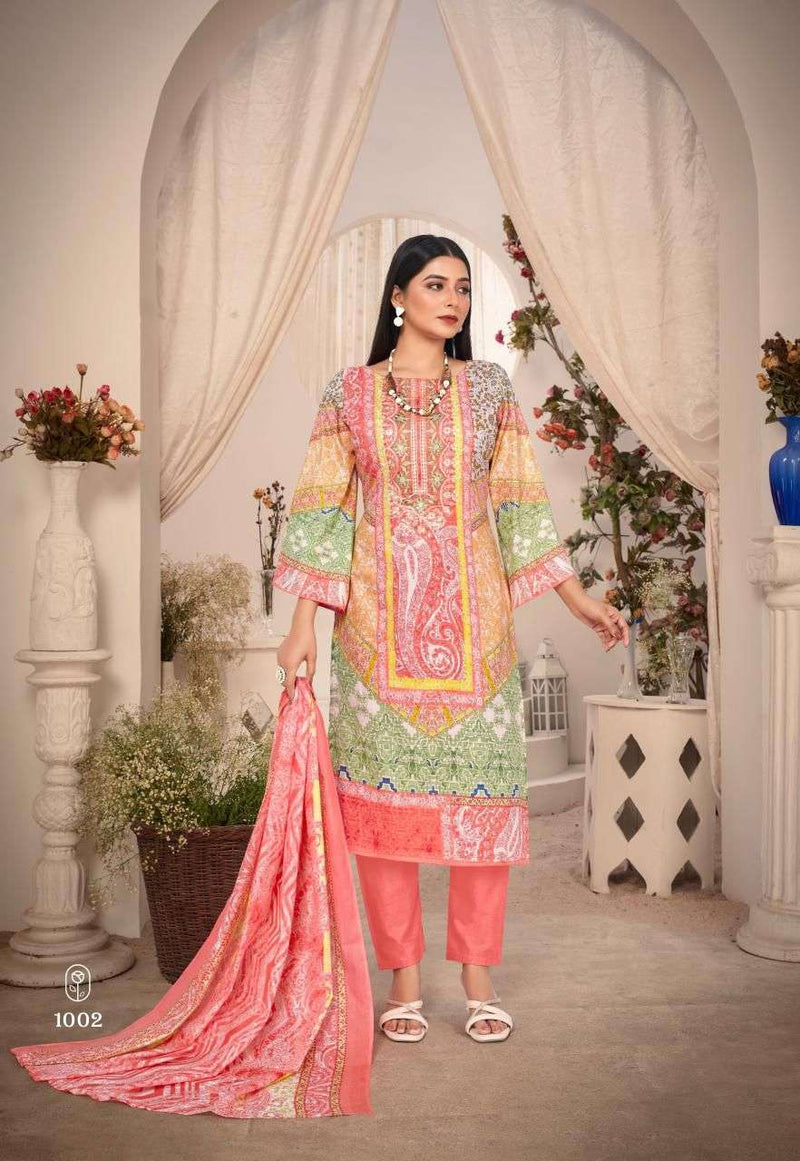 Saanvi Trends Naira Vol 1 Lawn Cotton Printed Daily Wear Salwar Suit