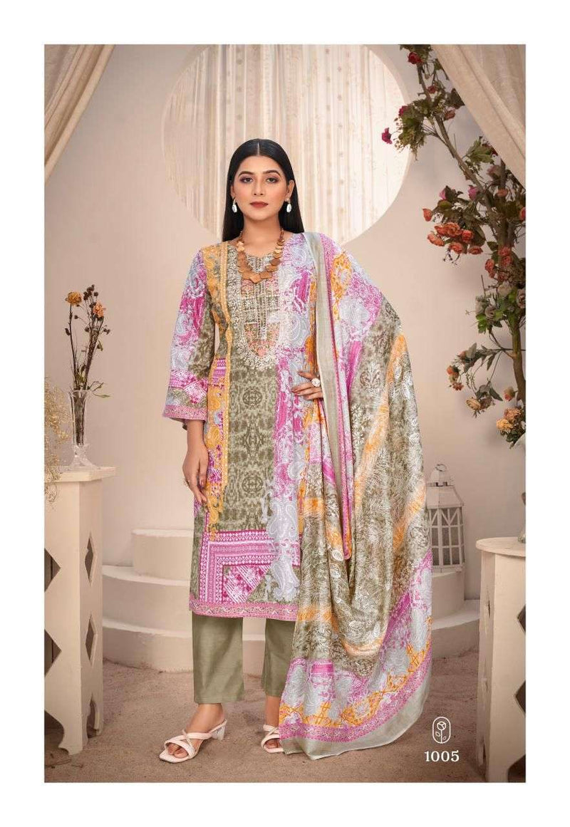 Saanvi Trends Naira Vol 1 Lawn Cotton Printed Daily Wear Salwar Suit