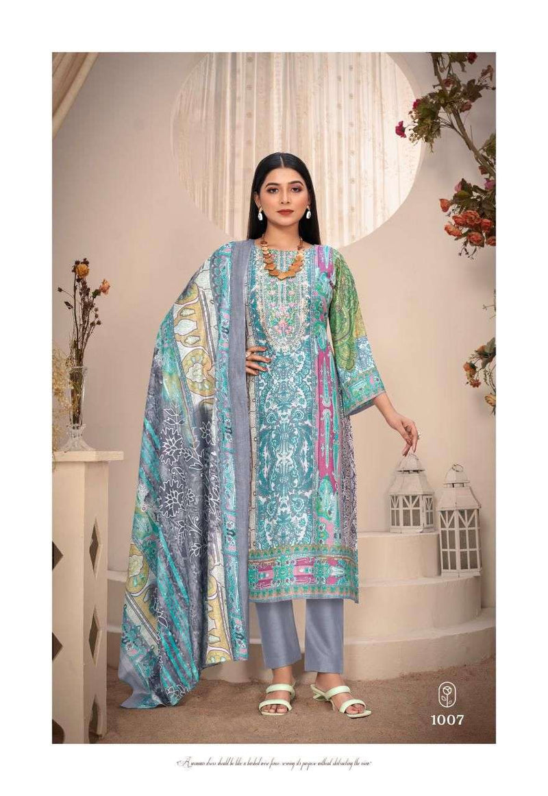 Saanvi Trends Naira Vol 1 Lawn Cotton Printed Daily Wear Salwar Suit