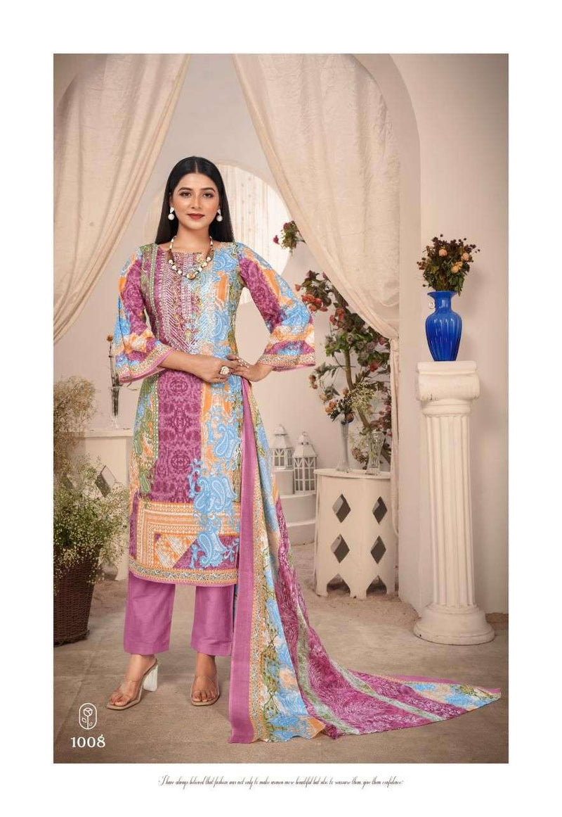 Saanvi Trends Naira Vol 1 Lawn Cotton Printed Daily Wear Salwar Suit