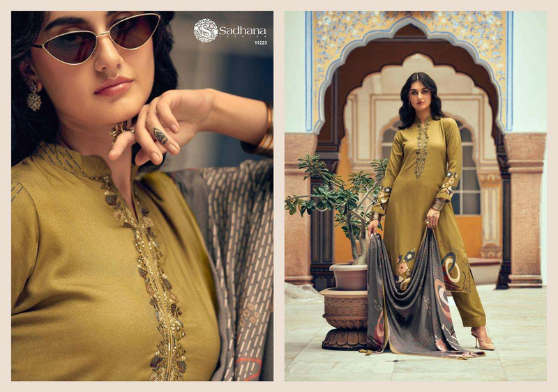 Sadhana Fashion Swara Viscose Pashmina Digital Print Fancy Salwar Suit