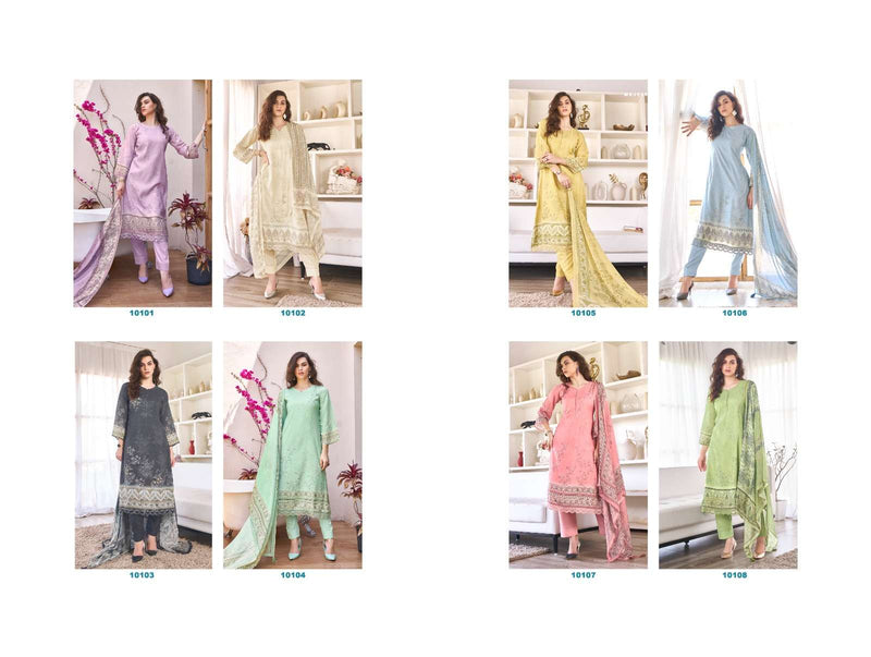 Sadhana Fashion The Secret Garden Muslin Silk Digital Print Designer Salwar Kameez