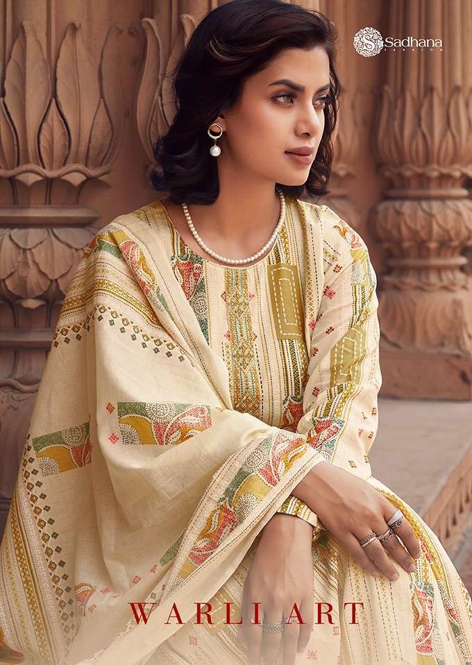 Sadhana Fashion Warli Art Fancy Designer Party Wear Salwar Kameez