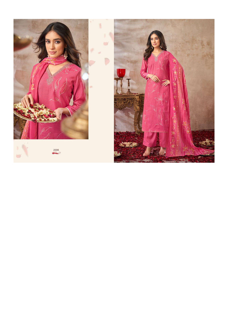 Supriya Fashion Selvina Silk Vol 11 Modal Foil Print Festival Wear Salwar Suit