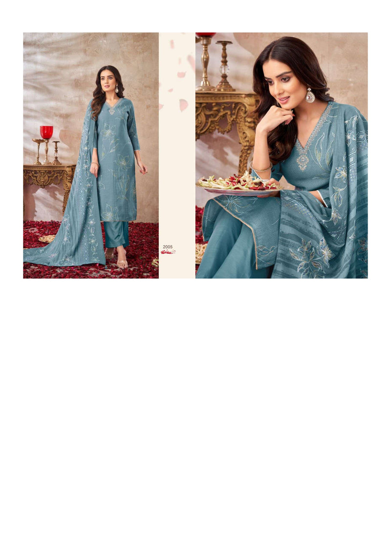 Supriya Fashion Selvina Silk Vol 11 Modal Foil Print Festival Wear Salwar Suit