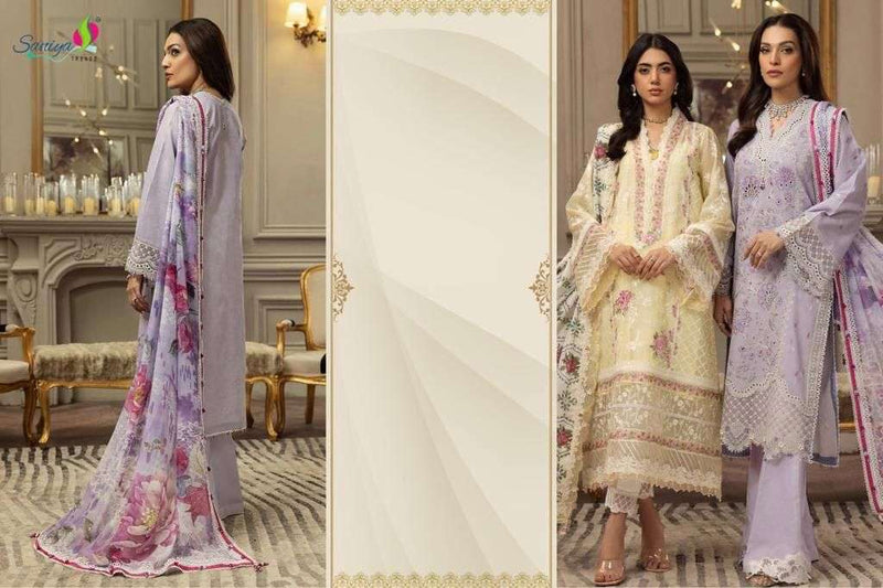 Saniya Trendz Anaya Vol 1 Cambric Cotton With Embroidery Suit Collection