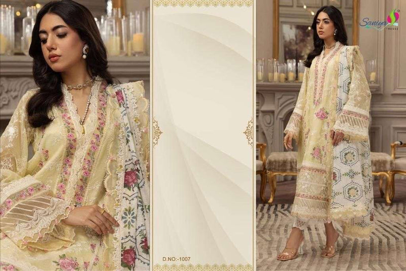 Saniya Trendz Anaya Vol 1 Cambric Cotton With Embroidery Suit Collection