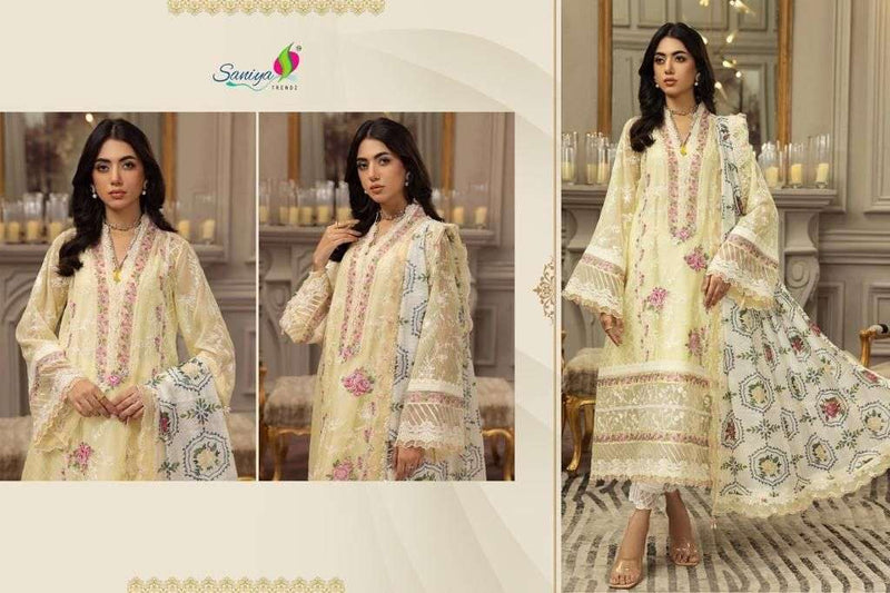 Saniya Trendz Anaya Vol 1 Cambric Cotton With Embroidery Suit Collection