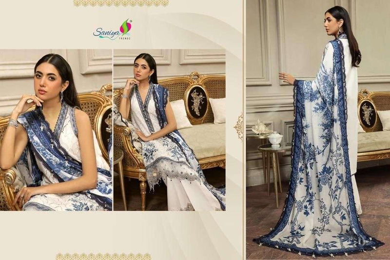 Saniya Trendz Anaya Vol 1 Cambric Cotton With Embroidery Suit Collection