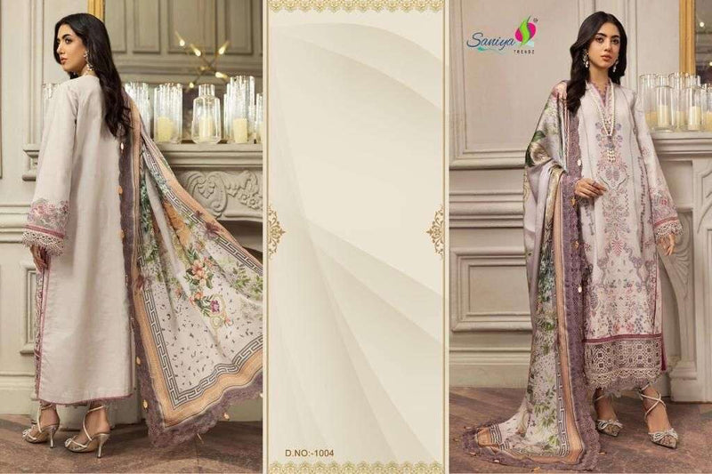 Saniya Trendz Anaya Vol 1 Cambric Cotton With Embroidery Suit Collection