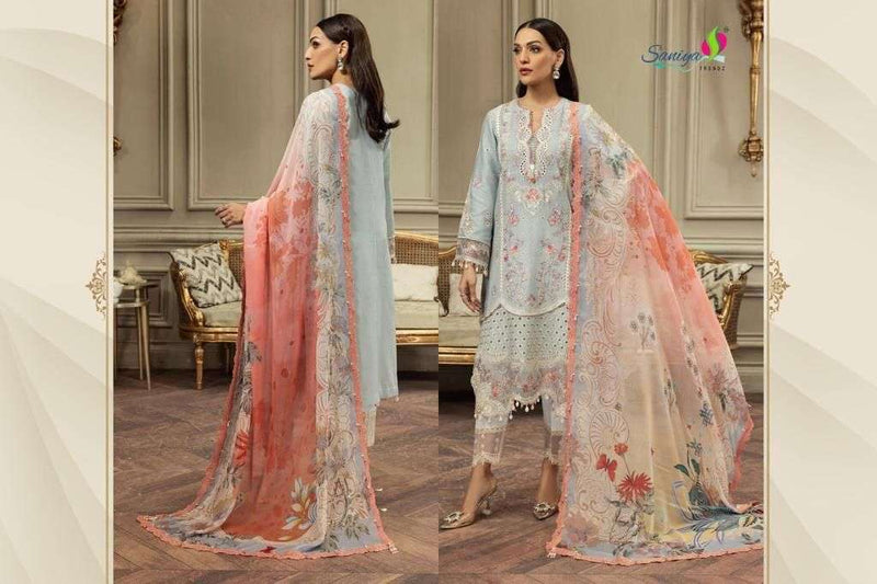 Saniya Trendz Anaya Vol 1 Cambric Cotton With Embroidery Suit Collection