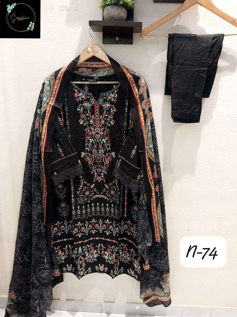 Sapphire Agha Noorain N 74 Lawn Cotton Pret Kurti