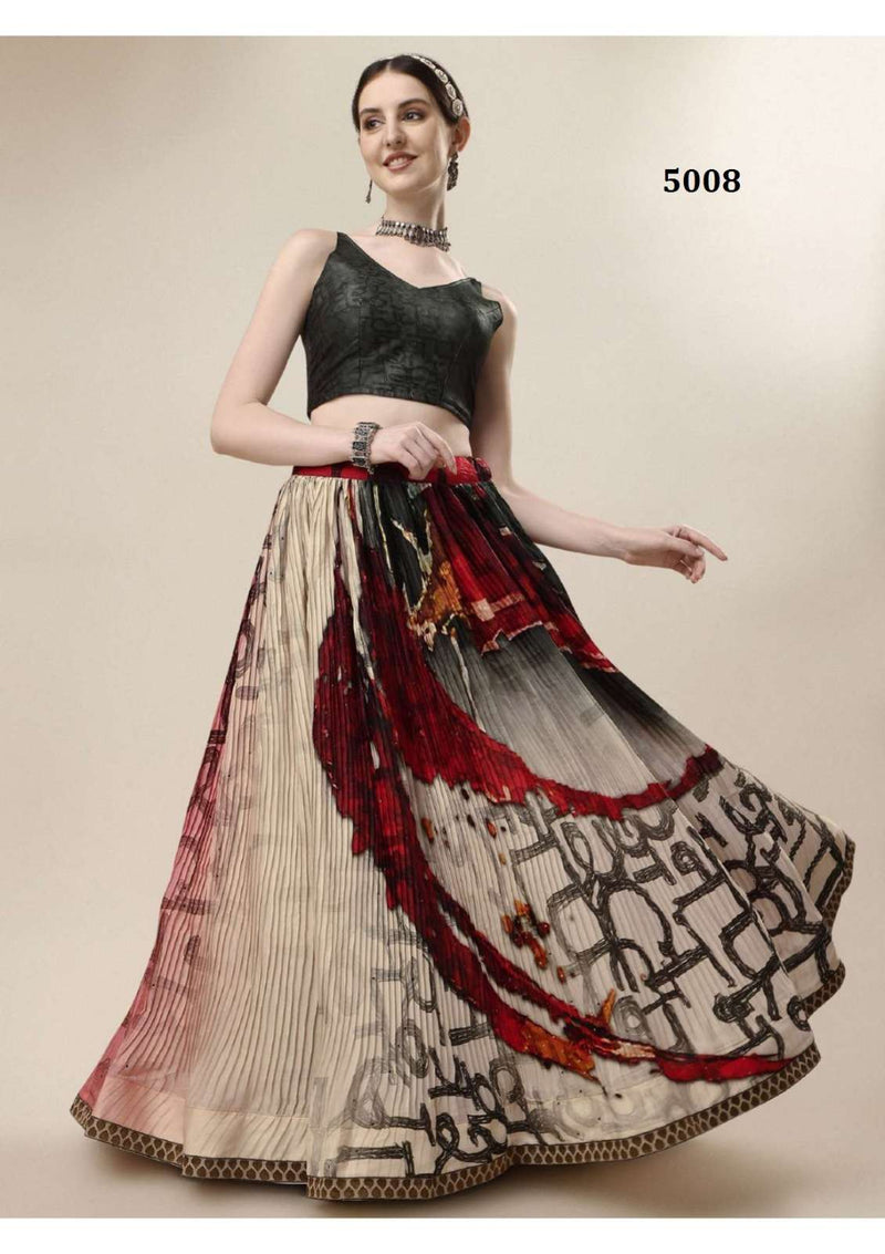 Saptrangi 5001-5009 Iconic Amazing Semistitch Lehenga Choli Collection