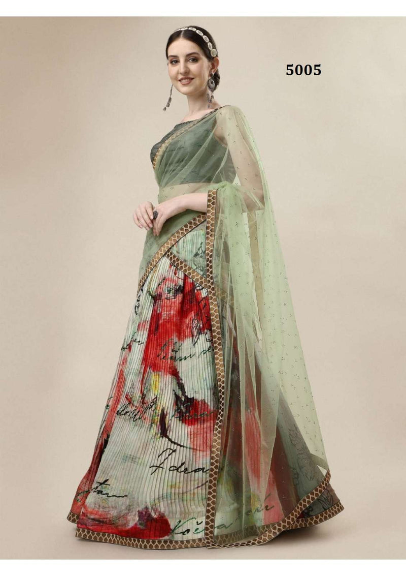 Saptrangi 5001-5009 Iconic Amazing Semistitch Lehenga Choli Collection