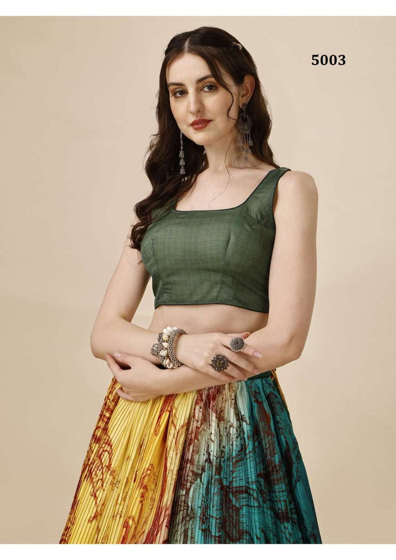 Saptrangi 5001-5009 Iconic Amazing Semistitch Lehenga Choli Collection