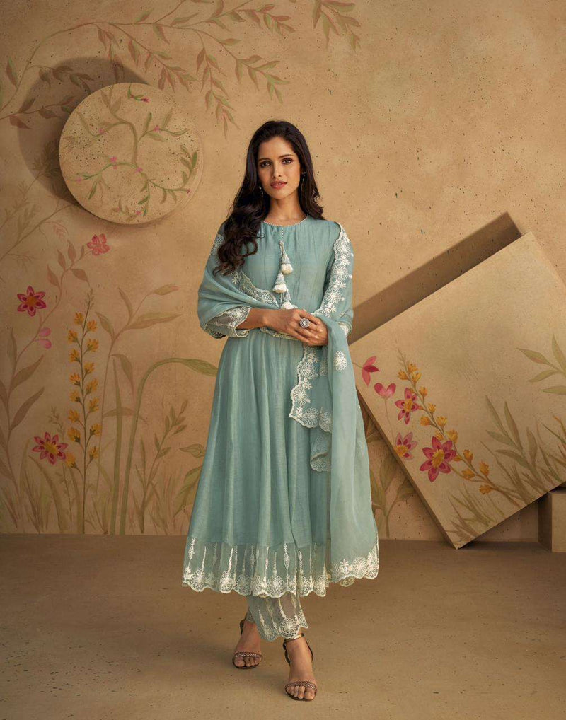 Sayuri Designer Ghazal Real Si̇lk Designer Party Wear Suit