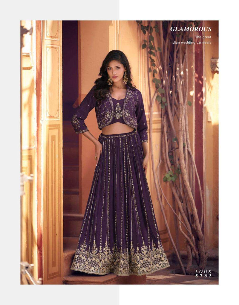 Sayuri Designer Indira Premium Chinon Silk Embroidered Kurti