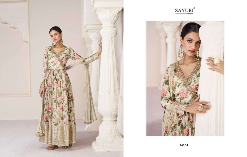 Sayuri Designer Present Phulaari Designer Fabulous Print With Work Readymade Salwar Kameez