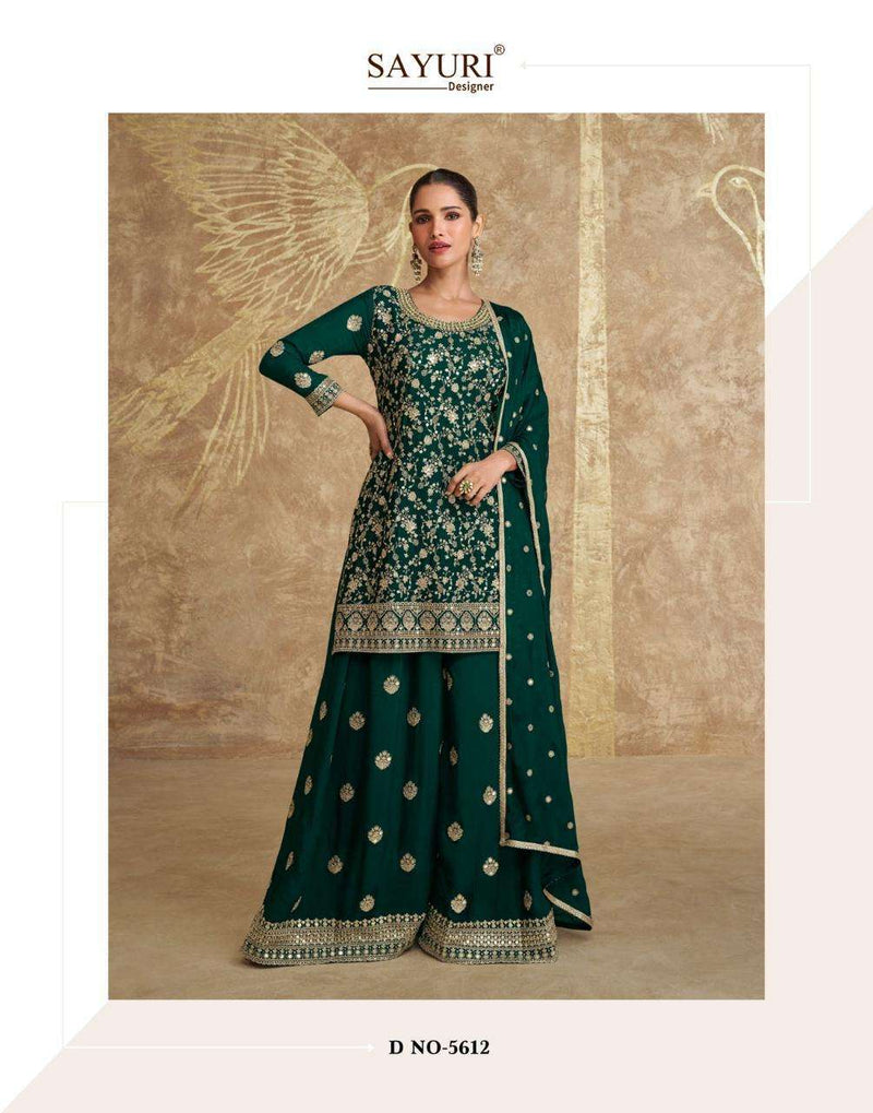 Sayuri Designer Vihani Chinon Silk Wedding Wear Suit Collection