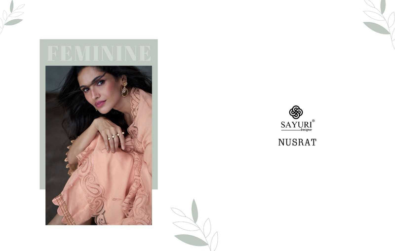 Sayuri Designer Nusrat Pure Organza Silk Kurti With Organza Dupatta
