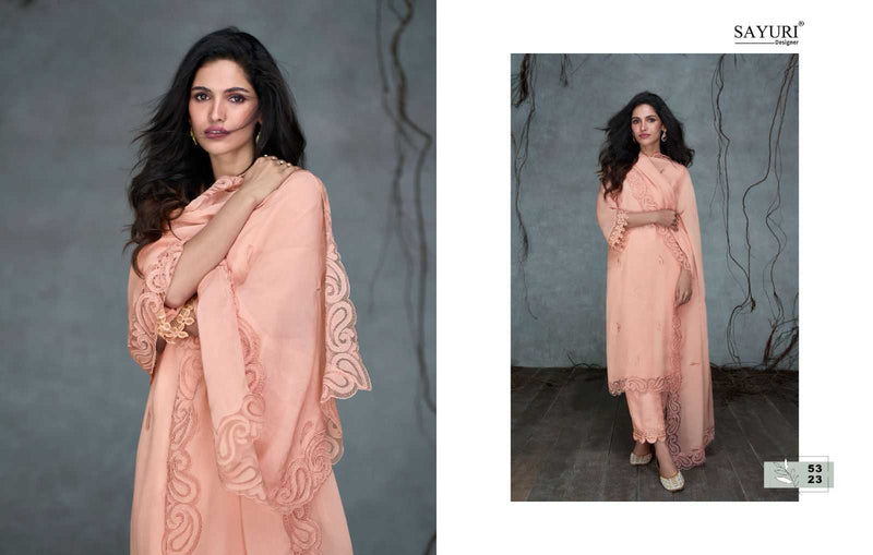 Sayuri Designer Nusrat Pure Organza Silk Kurti With Organza Dupatta