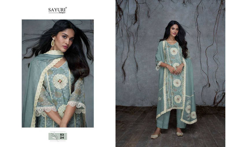 Sayuri Designer Nusrat Pure Organza Silk Kurti With Organza Dupatta
