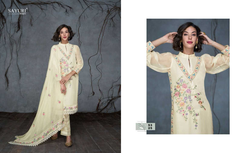 Sayuri Designer Nusrat Pure Organza Silk Kurti With Organza Dupatta