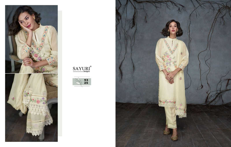 Sayuri Designer Nusrat Pure Organza Silk Kurti With Organza Dupatta